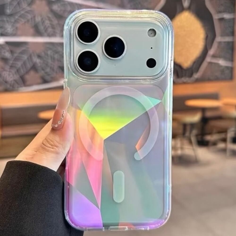Amazon Iridescent Holographic Rainbow Phone Case